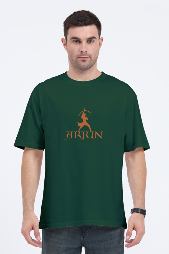 Warrior Arjun Oversized T-Shirt – Divine Strength Meets Modern Style