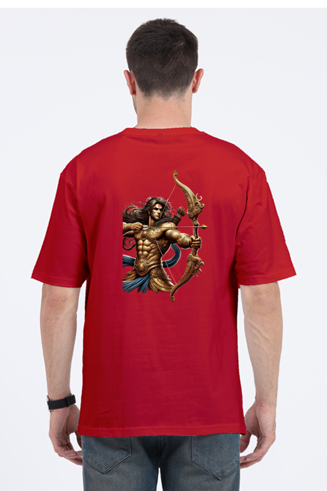 Warrior Arjun Oversized T-Shirt – Divine Strength Meets Modern Style