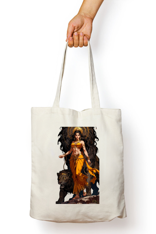 Unisex Zipper Tote Bag | Goddess - Inspired Design for Everyday Use