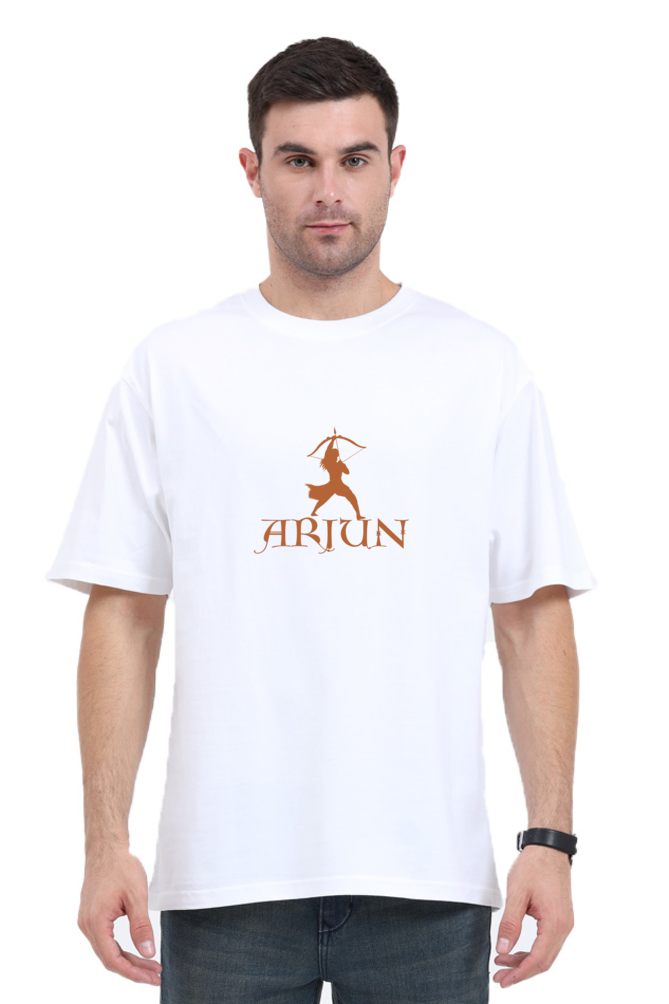 Warrior Arjun Oversized T-Shirt – Divine Strength Meets Modern Style