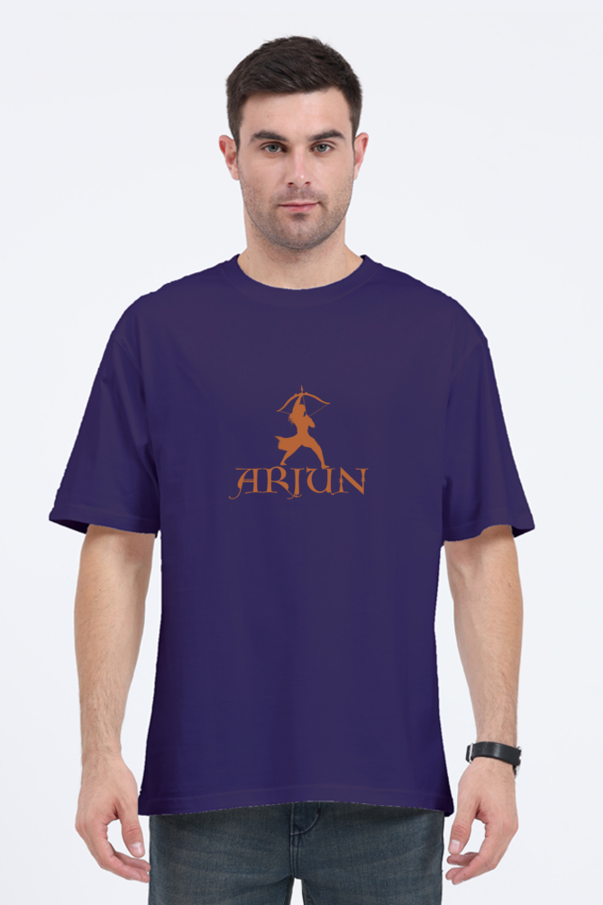 Warrior Arjun Oversized T-Shirt – Divine Strength Meets Modern Style