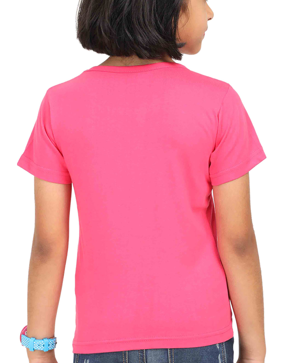 Adorable Little Krishna Round Neck T-Shirt for Girls