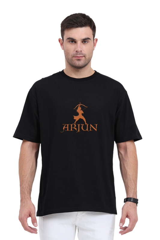 Warrior Arjun Oversized T-Shirt – Divine Strength Meets Modern Style
