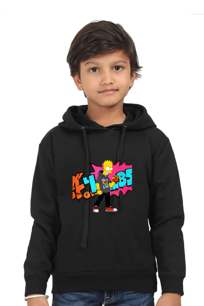 Bart Simpson Hoodie for Boys – Comfort in Vibrant Style