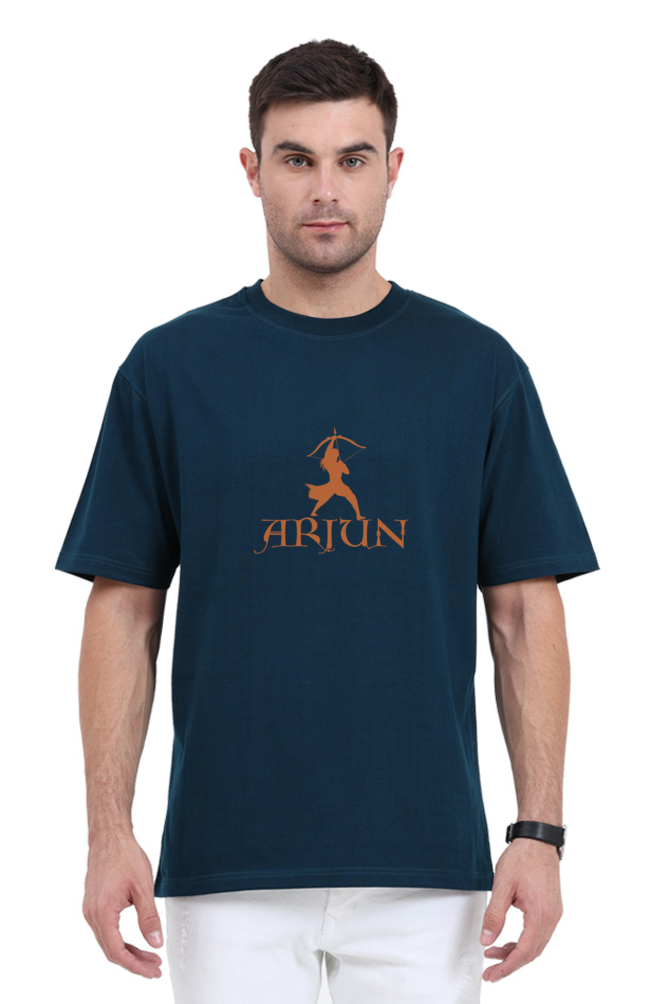 Warrior Arjun Oversized T-Shirt – Divine Strength Meets Modern Style