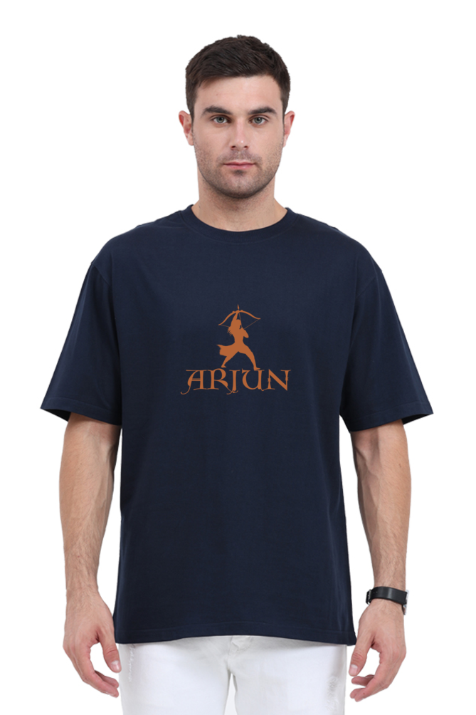 Warrior Arjun Oversized T-Shirt – Divine Strength Meets Modern Style