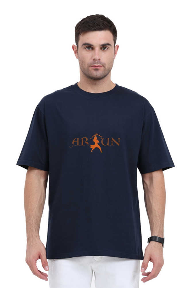 Warrior Arjun Oversized T-Shirt – Divine Strength Meets Modern Style