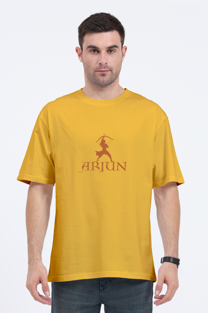 Warrior Arjun Oversized T-Shirt – Divine Strength Meets Modern Style