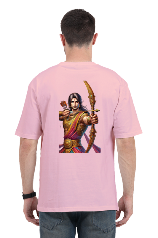 Warrior Arjun Oversized T-Shirt – Divine Strength Meets Modern Style