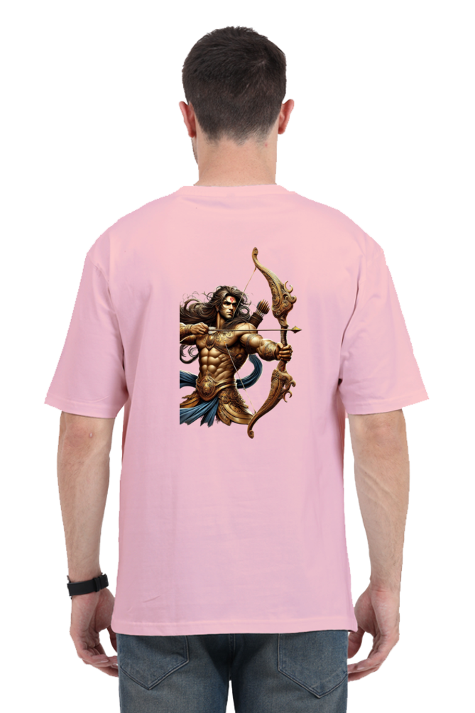 Warrior Arjun Oversized T-Shirt – Divine Strength Meets Modern Style