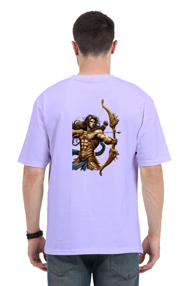 Warrior Arjun Oversized T-Shirt – Divine Strength Meets Modern Style