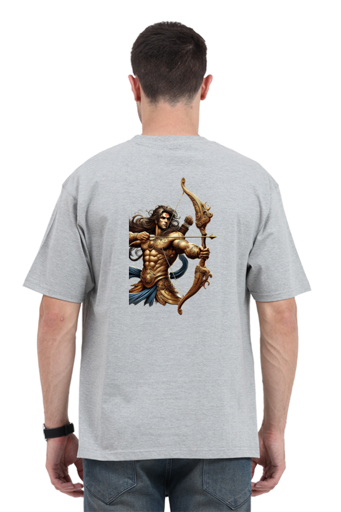 Warrior Arjun Oversized T-Shirt – Divine Strength Meets Modern Style