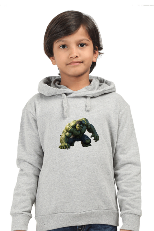 Hulk Power Boys’ Hooded Sweatshirt – Cool Style & Cozy Comfort