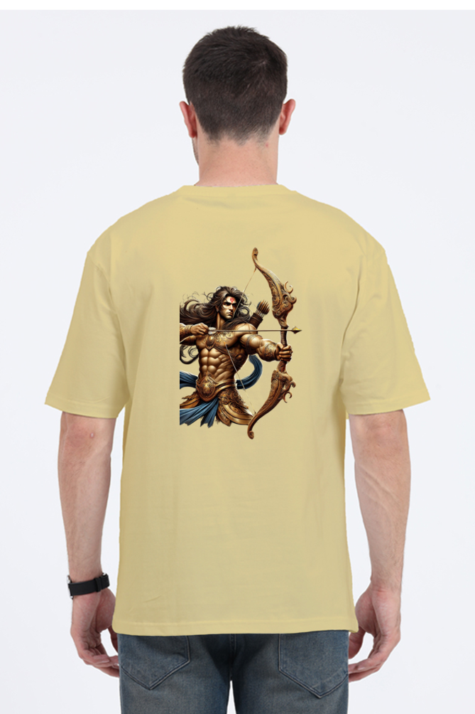 Warrior Arjun Oversized T-Shirt – Divine Strength Meets Modern Style