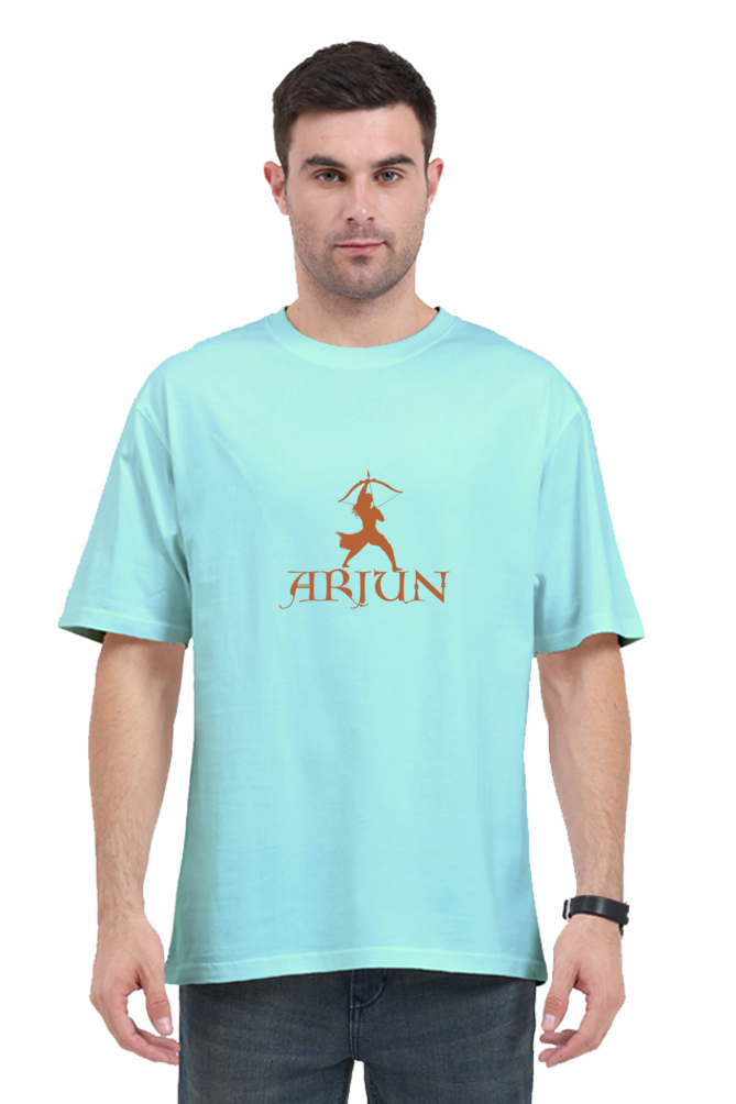 Warrior Arjun Oversized T-Shirt – Divine Strength Meets Modern Style