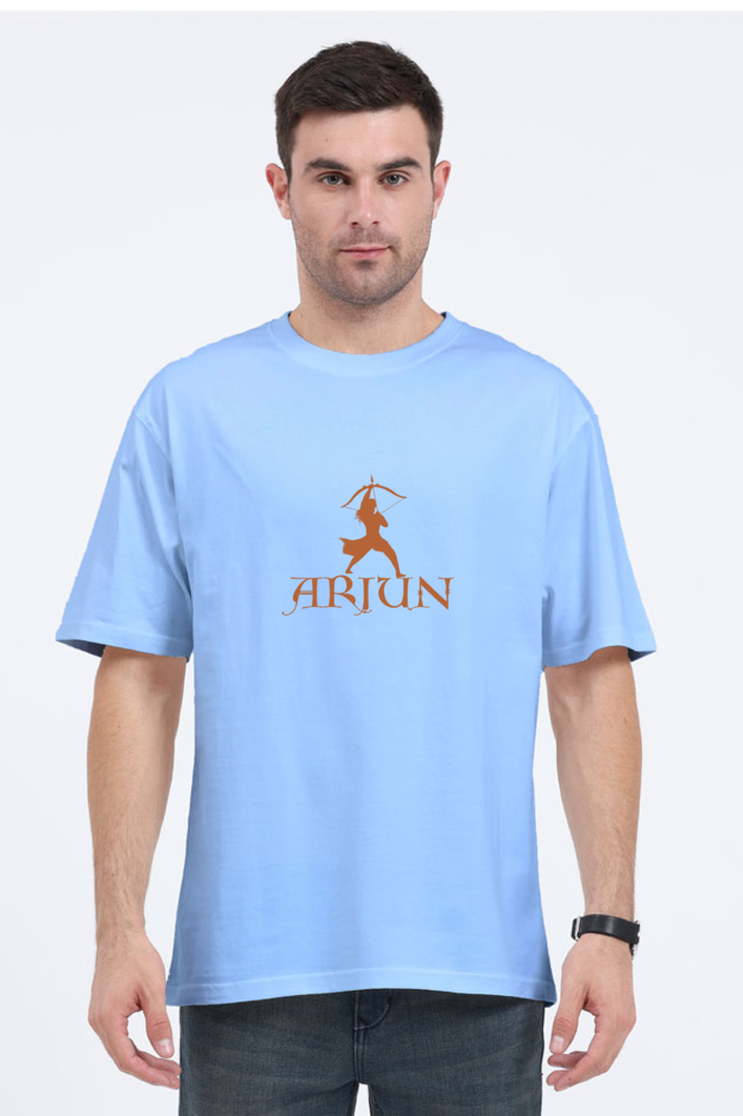 Warrior Arjun Oversized T-Shirt – Divine Strength Meets Modern Style