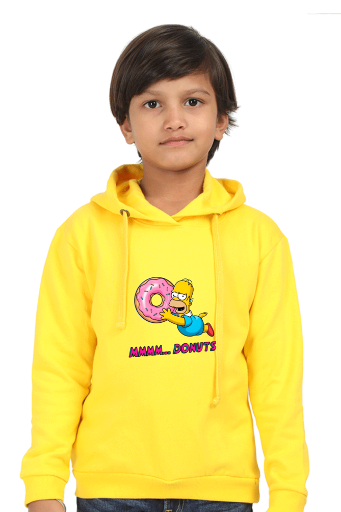 Homer Simpson Hoodie for Boys – Comfort in Vibrant Style