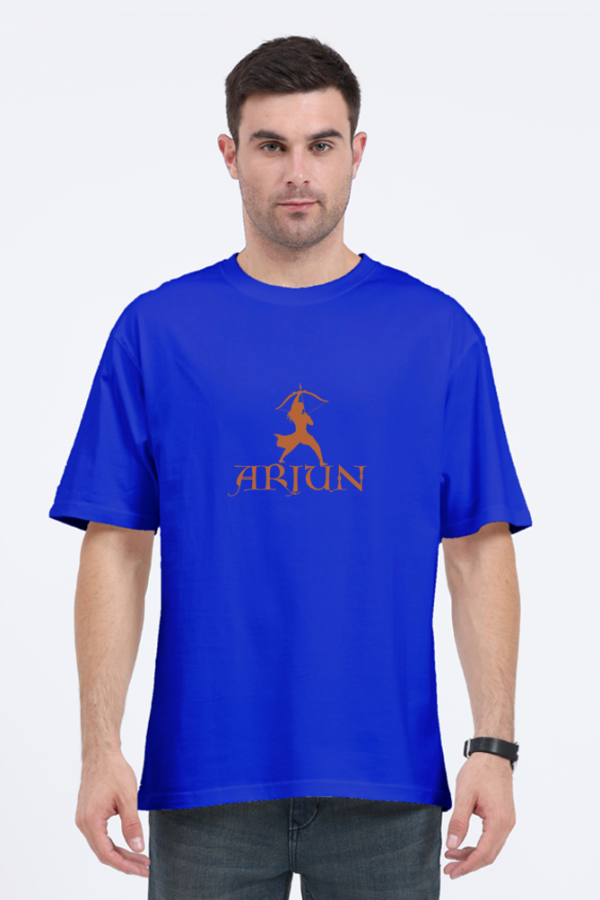 Warrior Arjun Oversized T-Shirt – Divine Strength Meets Modern Style